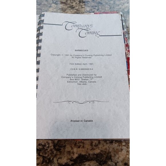 First Edition Company's Coming Barbecues 1991 Cookbook by Jean Paré And 4 Others - Picture 3 of 16